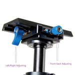 YELANGU S40L 40cm Aluminum Alloy Handheld Stabilizer for DSLR Camera DV