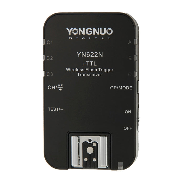 YONGNUO YN622N-KIT i-TTL Wireless Flash Trigger Controller + Transceiver Kit for Nikon Camera, for Nikon