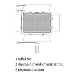 YONGNUO YN900 900pcs LED Illumination Dimming Studio 3200K-5500K Video Light, YN900