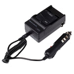 Digital Camera Battery Charger with Car Charger for Xiaomi Xiaoyi, US Plug, Car Charger