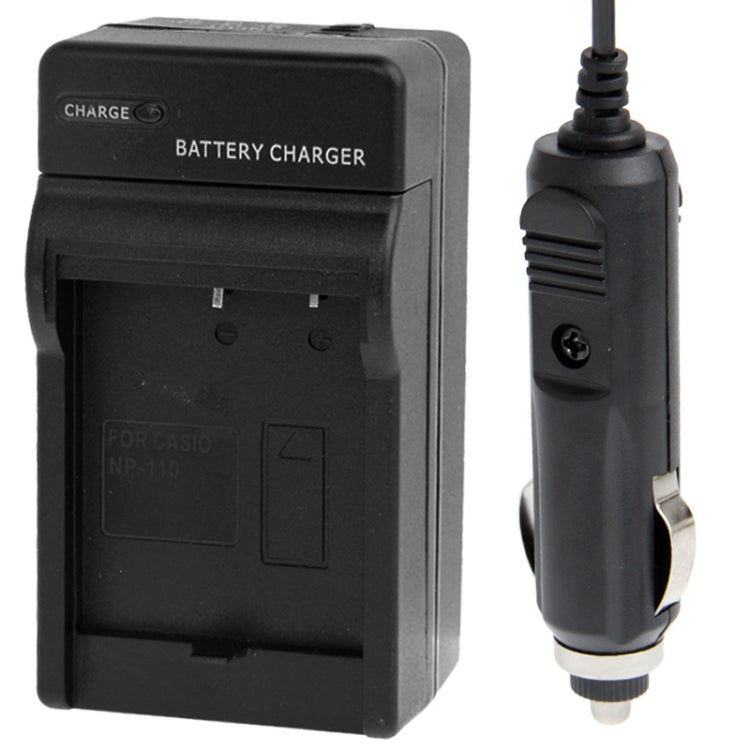 Digital Camera Battery Car Charger for Casio NP-130, NP-130
