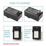 Digital Camera Battery Charger for Panasonic D08S/ 16S/ 28S/ D120/ 220/ 320, D08S