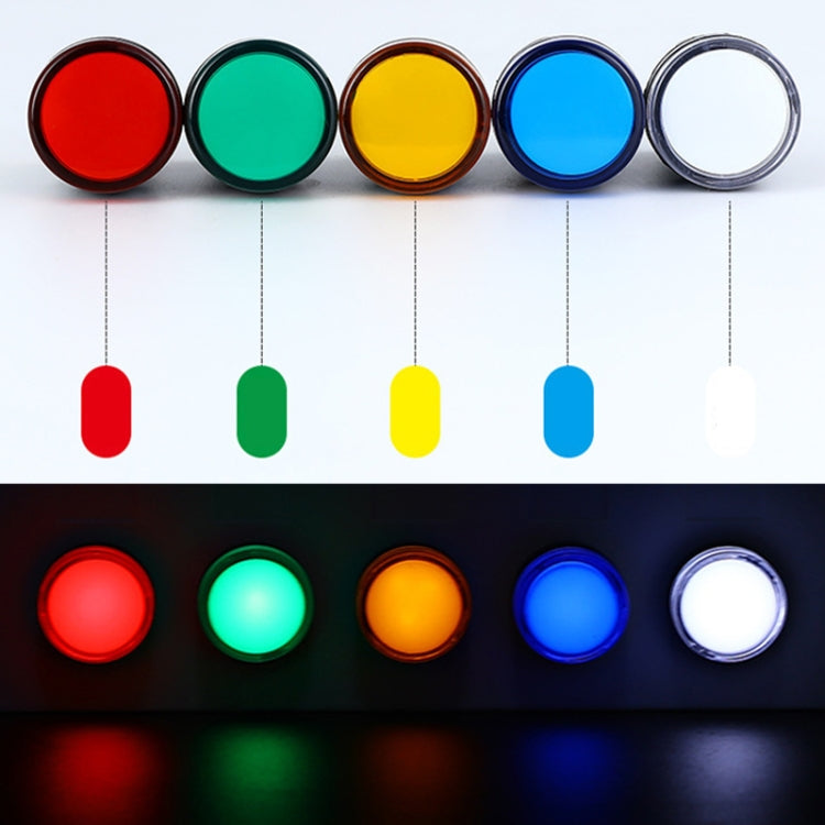 مصباح مؤشر إشارة LED مقاس 22 مم AD16-22D / S، 220 فولت