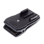 360 Degree Rotation J Shape Backpack Hat Clip Fast Clamp Mount for Xiaomi Yi Sport Camera(XM17), J Shape Backpack