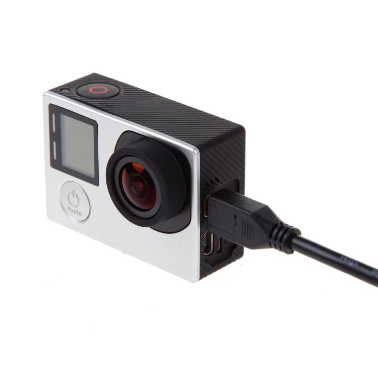 Câble HDMI vers micro HDMI Full HD 1080p pour GoPro HERO 4 / 3+ / 3 / 2 / 1 / SJ4000, longueur : 1,5 m.