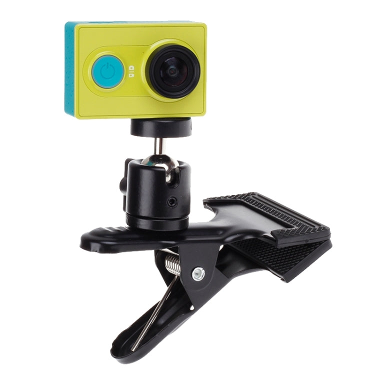 360 Degree Rotation Backpack Hat Clip Fast Clamp Mount for Xiaomi Yi Sport Camera, Xiaomi Yi