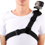 Ceinture de poitrine rotative à 360° spéciale sport à une épaule pour GoPro, Insta360, DJI et autres caméras d'action, ceinture à une épaule