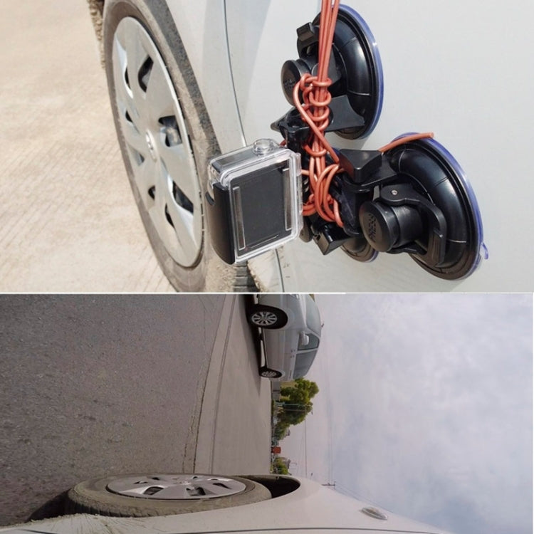 XM70-B Triangle Direction Suction Cup Mount with Hexagonal Screwdriver for GoPro, Insta360, DJI and Other Action Cameras, For GoPro HERO9 XM70-B