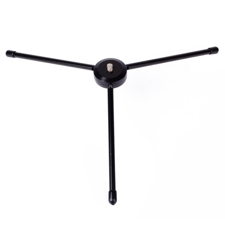 Portable Folding Metal Tripod for PULUZ Action Sports Cameras Jaws Flex Clamp Mount for GoPro, Insta360, DJI and Other Action Cameras, Metal Tripod