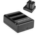Chargeur de voyage USB double pour GoPro HERO4 (AHDBT-401), compatible avec GoPro HERO4