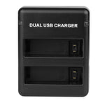 Chargeur de voyage USB double pour GoPro HERO4 (AHDBT-401), compatible avec GoPro HERO4