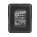 Chargeur de voyage USB double pour GoPro HERO4 (AHDBT-401), compatible avec GoPro HERO4