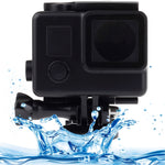 Black Edition Waterproof Housing Protective Case with Buckle Basic Mount for GoPro HERO4 /3+,  Waterproof Depth: 10m, 10m Waterproof