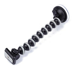 Steering Car Glass Suction Cup Mount for PULUZ Action Sports Cameras Jaws Flex Clamp Mount for GoPro, Insta360, DJI and Other Action Cameras, Suction Cup Mount