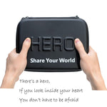 Shockproof Waterproof Portable Travel Case for GoPro, Insta360, DJI and Other Action Cameras Accessories, Size: 22cm x 16cm x 7cm, Size: 22cm x 16cm x 7cm