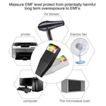 كاشف إشعاع كهرومغناطيسي 5-LED مقياس EMF للاختبار، الطراز 2 أبيض، الطراز 2 أسود