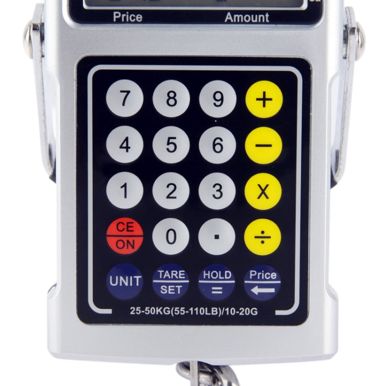 7 in 1 Multifunction Electronic Fishhook Scale (50KG/20g), 7 in 1 50kgx10g