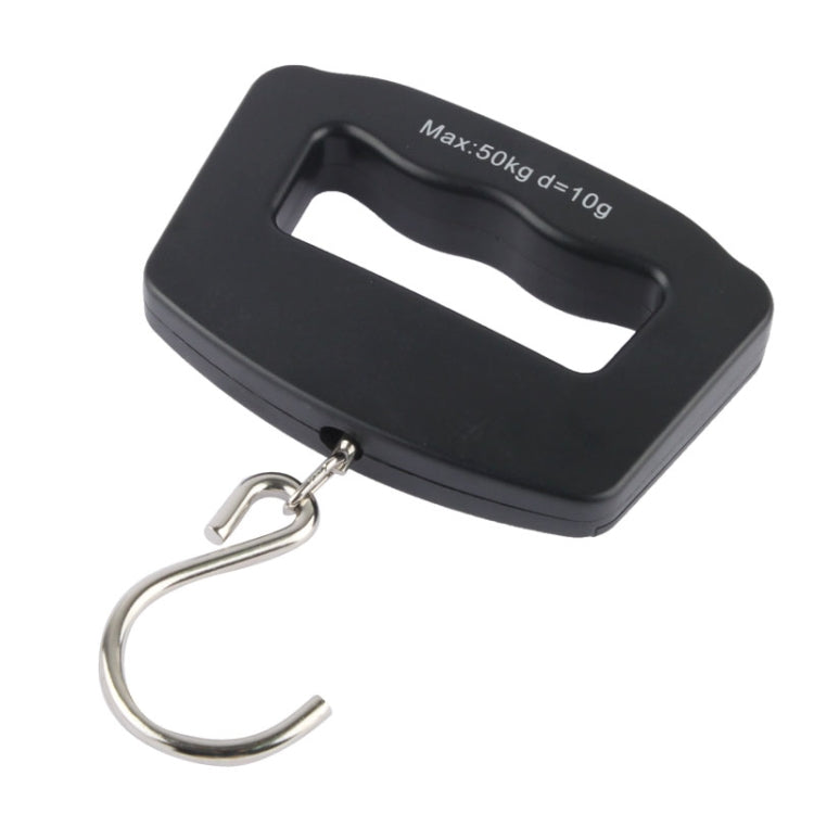 50kgx10g LCD Electronic Travel Luggage Hook Weight Scale, 50kgx10g