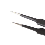 BEST BST-204ESD 202 Stainless Steel Anti-static Tip Tweezers, BST-204ESD