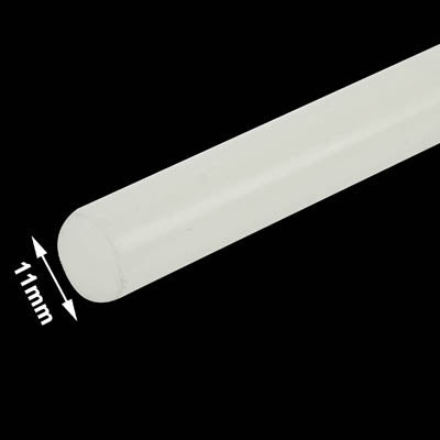 10x Practical Transparent White Hot Melt Glue Stick, Size: 270 x 11mm (10pcs in one packaging, the price is for 10pcs), 270 x 11mm