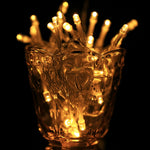 For Christmas Party, 20 LED 2-Mode Flash, Battery Powered, 2m Warm White, 2m  White Light