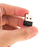 ذاكرة فلاش USB صغيرة 8 جيجابايت مع سلسلة للكمبيوتر واللابتوب، 8 جيجابايت