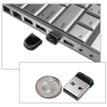 ذاكرة فلاش USB صغيرة 8 جيجابايت مع سلسلة للكمبيوتر واللابتوب، 8 جيجابايت