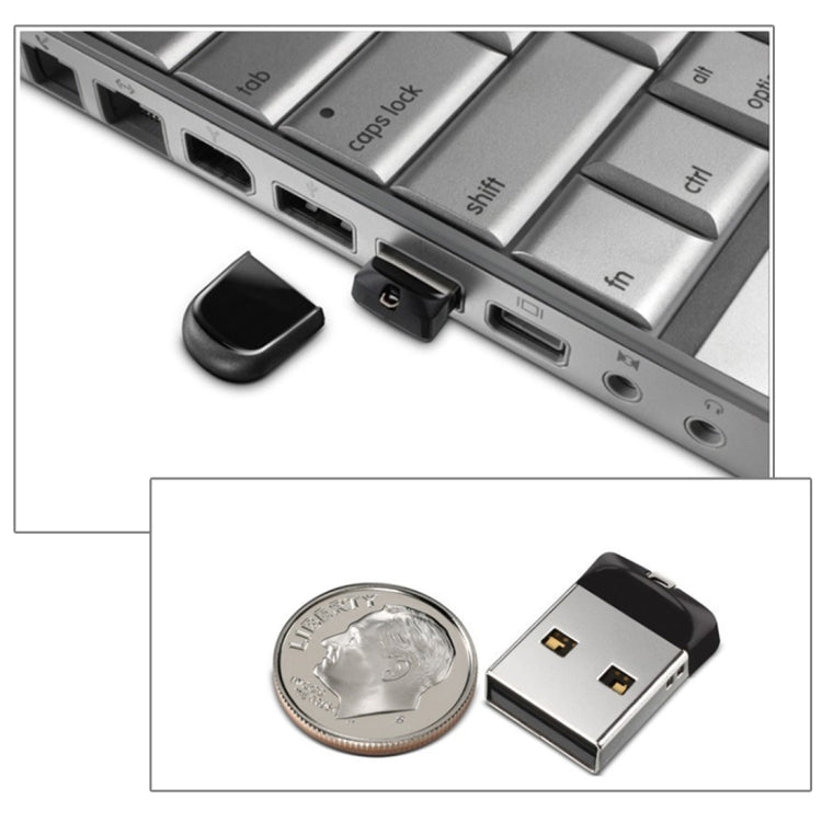ذاكرة فلاش USB صغيرة 8 جيجابايت مع سلسلة للكمبيوتر واللابتوب، 8 جيجابايت