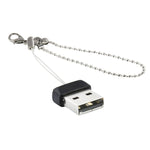 ذاكرة فلاش USB صغيرة 32 جيجابايت مع سلسلة للكمبيوتر واللابتوب، 32 جيجابايت