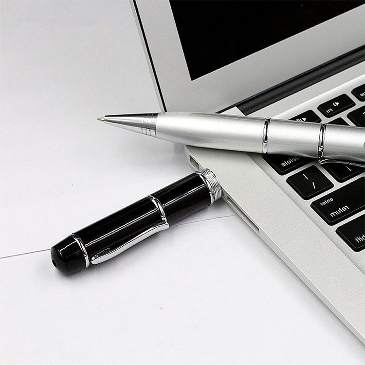 قرص فلاش USB على شكل قلم ليزر 3 في 1، فضي (8 جيجابايت)، 8 جيجابايت (فضي)