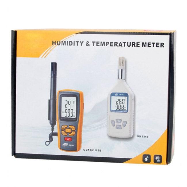 BENETECH GM1361 2.5 Inch Screen Digital Temperature & Humidity Meter Hygrometer / Thermometer