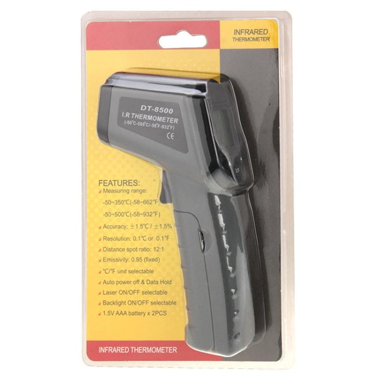 DT-8500 LCD Digital Infrared Thermometer, Temperature Range: -50-500 Celsius Degree, DT-8500