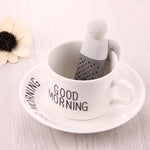 Cute Mr Tea Infuser Silicone Tea Strainers, Cute Mr Tea
