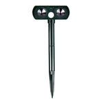 Ultrasonic Solar Powered Motion Activated Animal Repeller, 1PCS RC-510