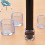 4 PCS Pipe Shaped Chair Cap, Internal Diameter: 21mm, 21mm