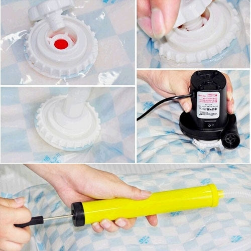 PE + PET Large Vacuum Pumping Compression Bags / Pouch Clothes Quilt Finishing Dust Bag Pouch, Single Pack, Compression Bags