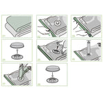 PE + PET Large Vacuum Pumping Compression Bags / Pouch Clothes Quilt Finishing Dust Bag Pouch, Single Pack, Compression Bags