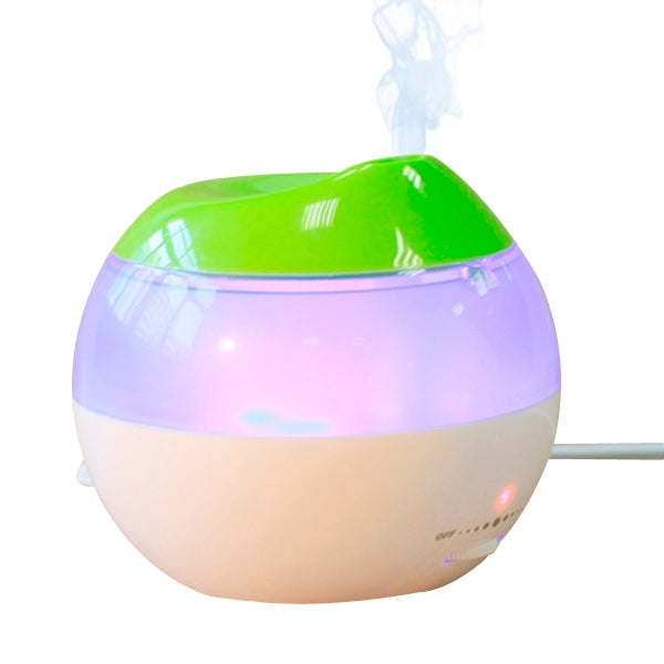 USB Air Humidifier with Mini Red Indicator and Vapour Amount Regulating Switch (White + Green), USB Air Humidifier
