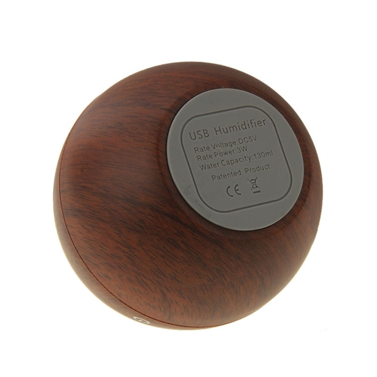 LM-X1 USB Rechargeable Wood Texture 3W Ultrasonic Aroma Air Humidifier, LM-X1