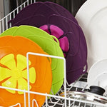 New Spill-Proof, Anti-Flutter and Heat-Resistant Silicone Pot Cover (Ramdom Color Delivery)
