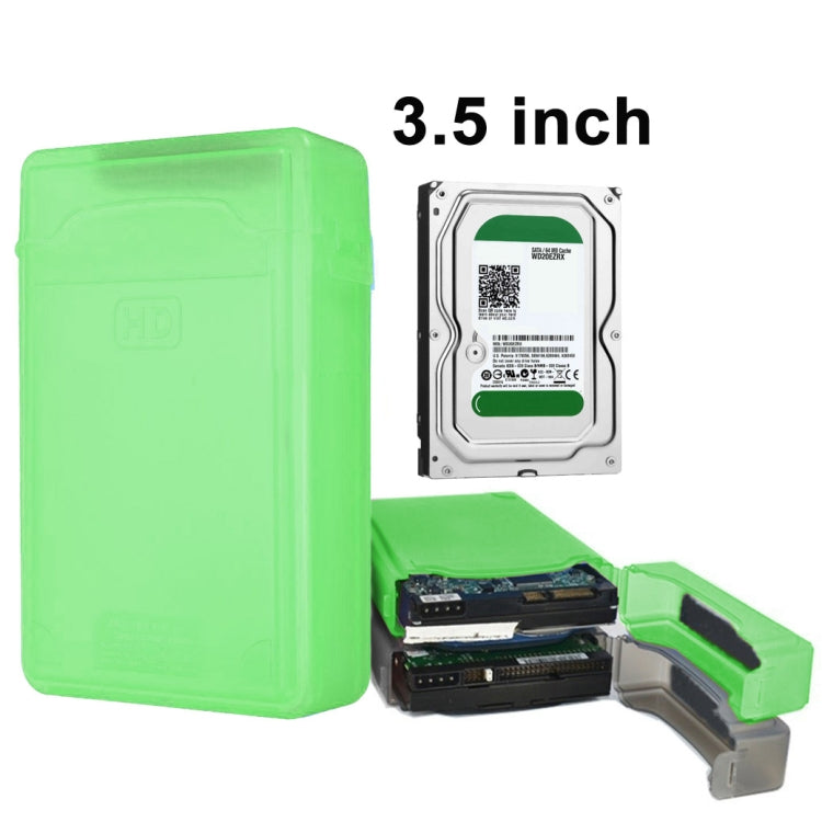 علبة بلاستيكية لتخزين محرك أقراص صلب HDD SATA IDE بحجم 3.5 بوصة