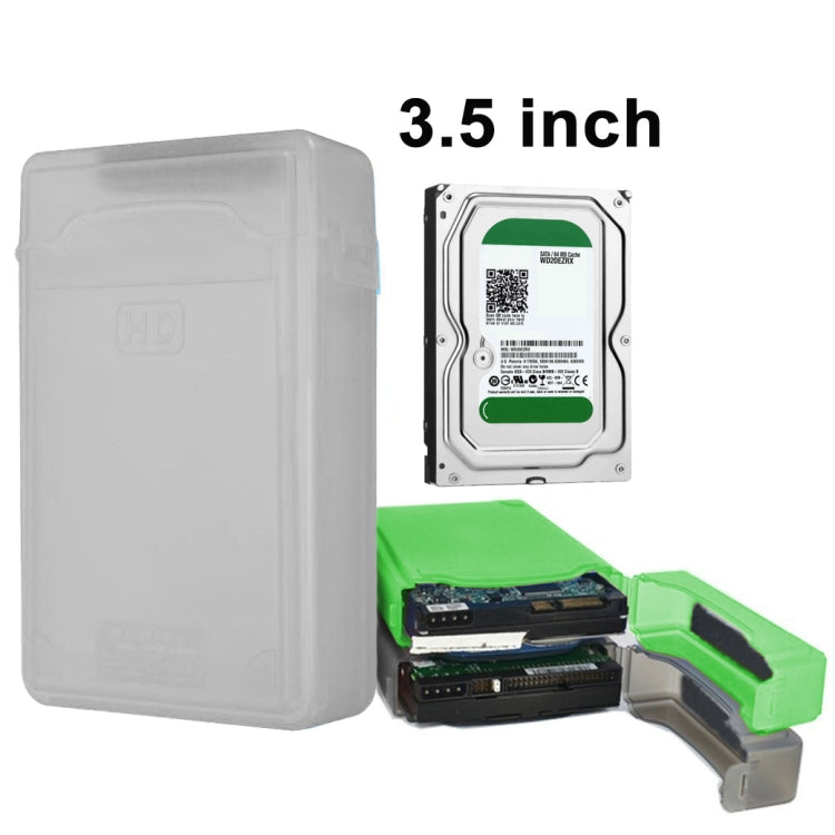 علبة بلاستيكية لتخزين محرك أقراص صلب HDD SATA IDE بحجم 3.5 بوصة