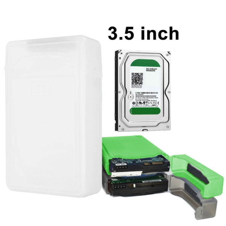 علبة بلاستيكية لتخزين محرك أقراص صلب HDD SATA IDE بحجم 3.5 بوصة