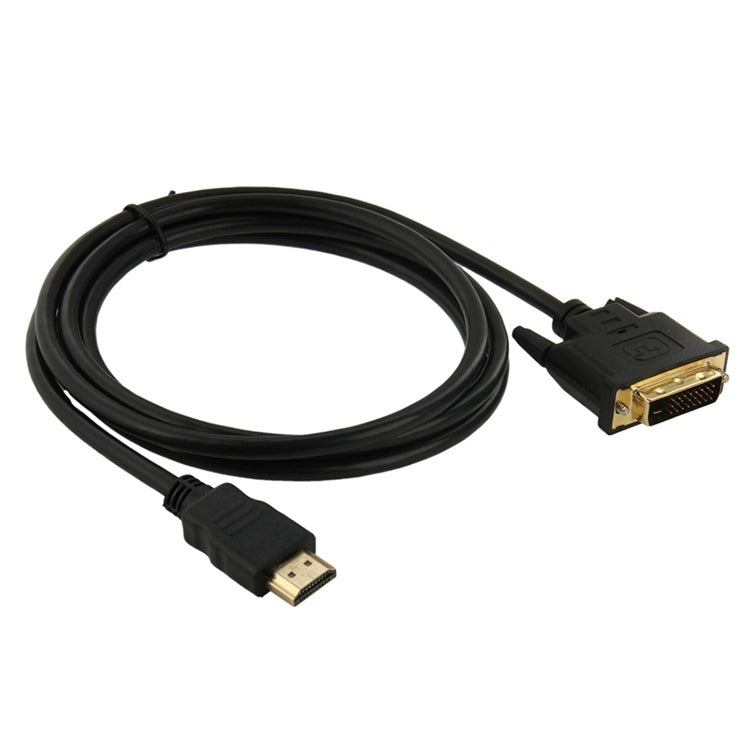 كابل محول HDMI (نوع A) ذكر إلى DVI 24+1 دبوس ذكر بطول 1.8 متر