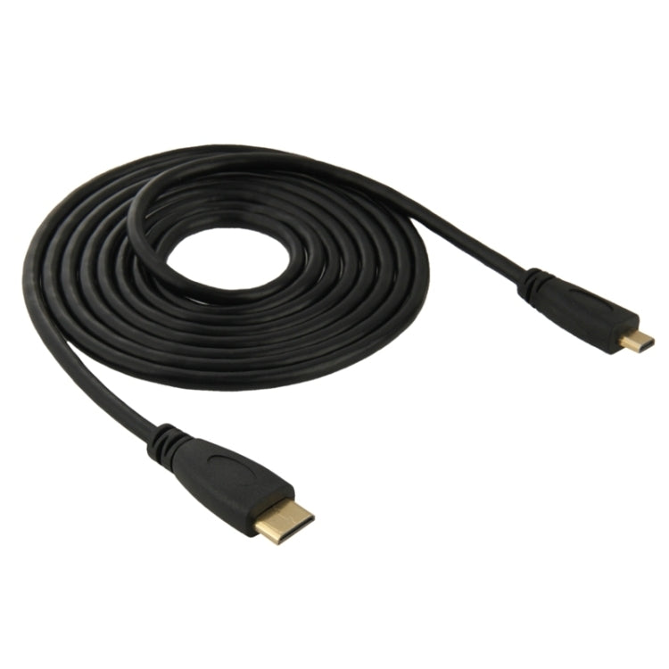كابل محول Mini HDMI ذكر إلى Micro HDMI ذكر بطول 1.8 متر، Mini HDMI ذكر