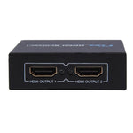 مقسم مكبر صغير HDMI 1x2 V1.4، يدعم 3D و Full HD 1080P، V1.4