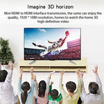 مقسم مكبر صغير HDMI 1x2 V1.4، يدعم 3D و Full HD 1080P، V1.4