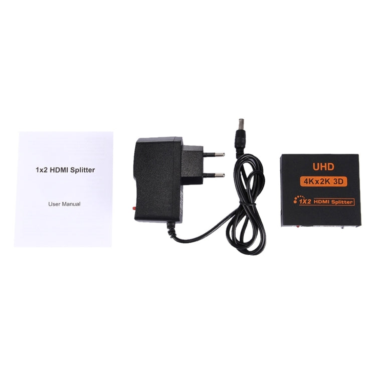 مقسم HDMI صغير FY1409E V1.3 UHD 4K x 2K 3D 1x2، HDMI V1.3