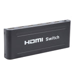 مفتاح HDMI بخمسة منافذ بدقة Full HD 1080P مع جهاز تحكم عن بعد ومؤشر LED، مع مؤشر LED
