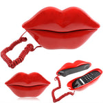 Sexy Red Hot lips Shape Wire Corded Telephone, Sexy Red Hot lips Telephone